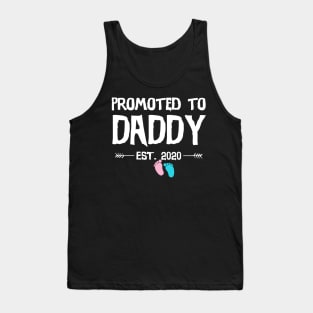 First Time Daddy New Dad Est 2020 Funny Father's Day Gifts Tank Top